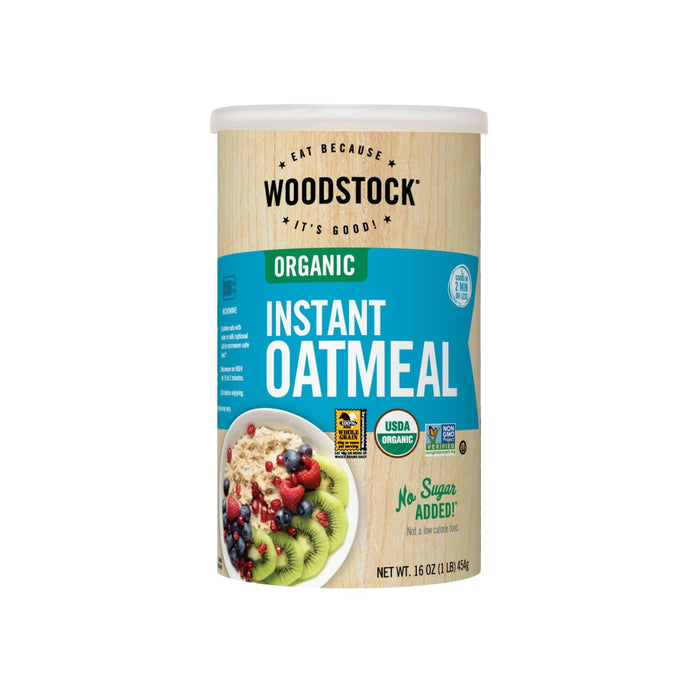 Woodstock Organic Instant Oatmeal, 12 x 16 Oz. Packs