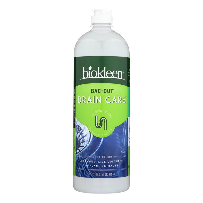 Biokleen Natural Drain Care for Removing Clogs, Stains, and Odors (Pack of 6 - 32 Fl Oz.)