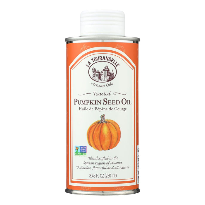 La Tourangelle Pumpkin Seed Oil, Culinary Grade, Cold Pressed - 8.45 Fl Oz (Pack of 6)