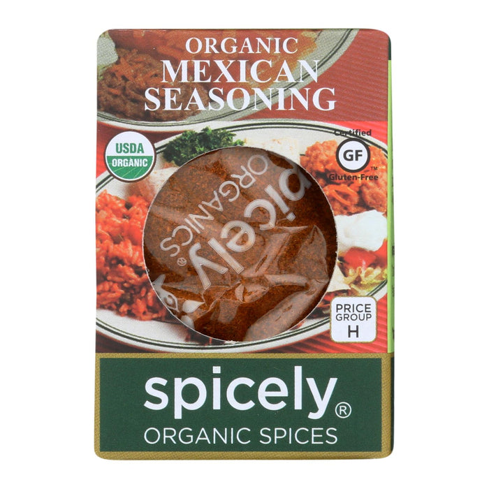 Spicely Organics Mexican Seasoning, Organic, 0.5 Oz. (Pack of 6)