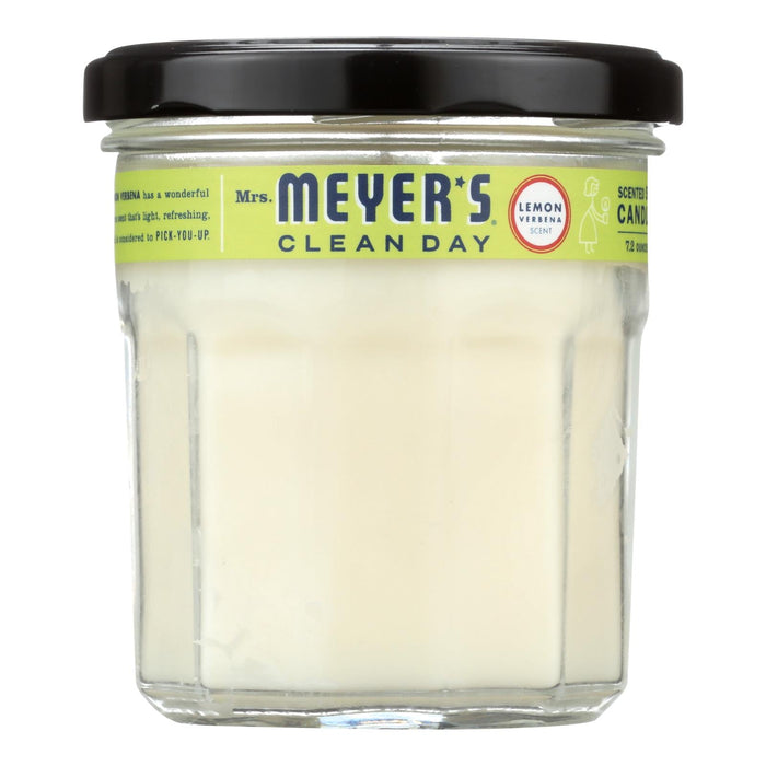 Mrs. Meyer's Lemon Verbena Clean Day Soy Candle, Six 7.2 Oz Candles