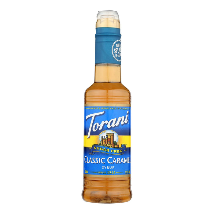 Torani Sugar-Free Caramel Coffee Syrup, 12.7 Fl Oz (Pack of 4)