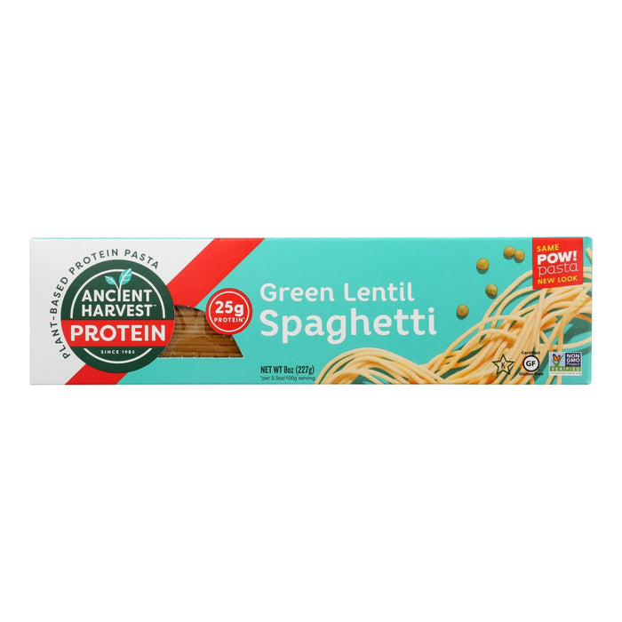 Ancient Harvest Green Lentil & Quinoa Supergrain Pasta, 8 Oz. Spaghetti (Pack of 6)