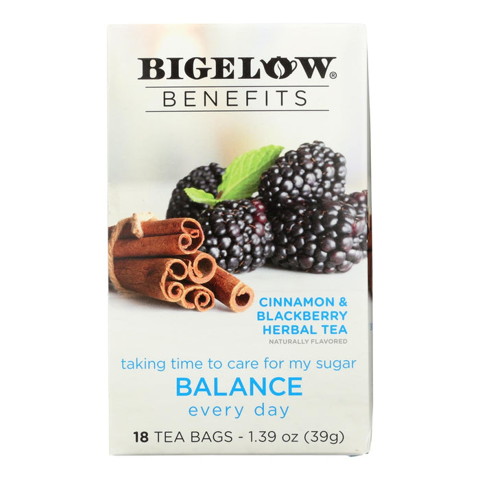 Bigelow Tea Cinnamon Blackberry Balance Tea, 18 Count (Pack of 6)