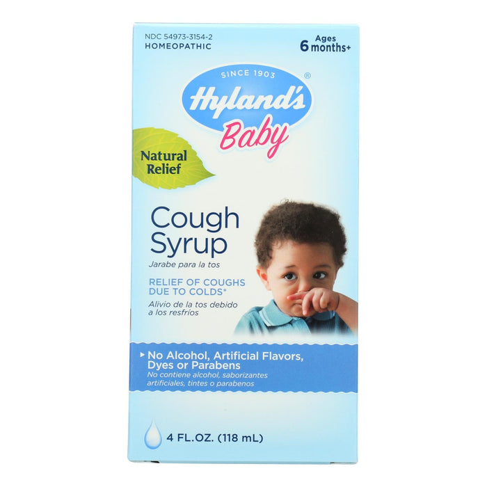 Hyland's Homeopathic Baby Cough Syrup - Natural Cough Relief for Infants - 4 Oz.