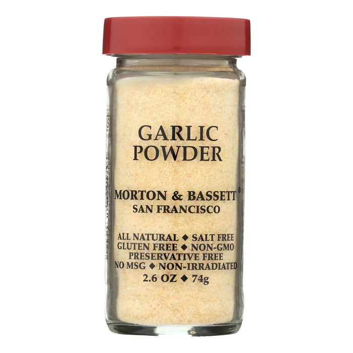 Morton & Bassett Garlic Powder Seasoning (Pack of 3 - 2.6 Oz.)