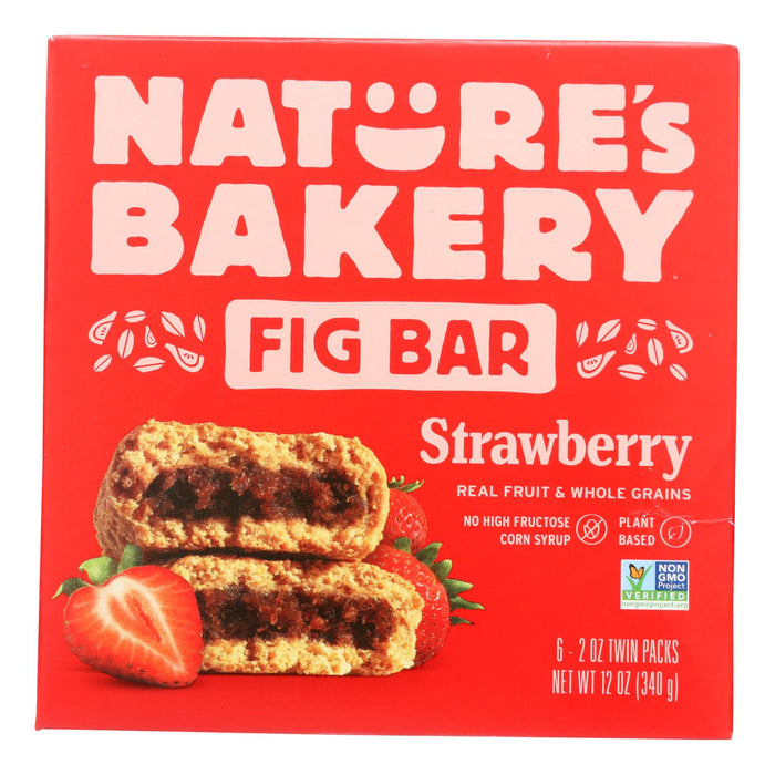 Nature's Bakery Fig Bars Strawberry Flavor 2 Oz. (Pack of 6)