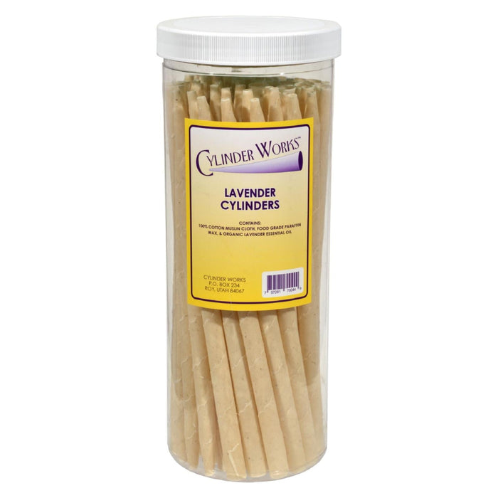 Cylinder Works Lavender-Scented Candles, 50 Count