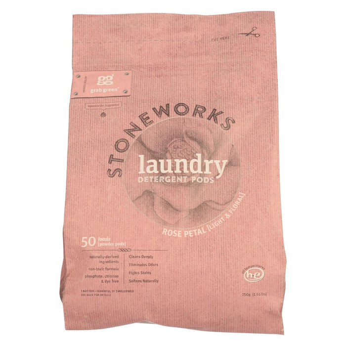 Stoneworks Rose Laundry Detergent Pods (Pack of 6 - 50 Count)