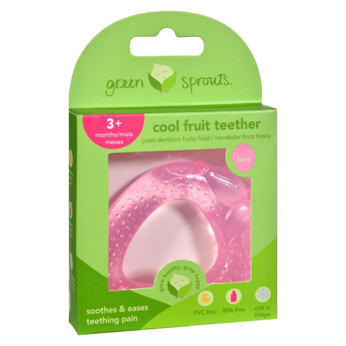 Green Sprouts Strawberry Silicone Teether