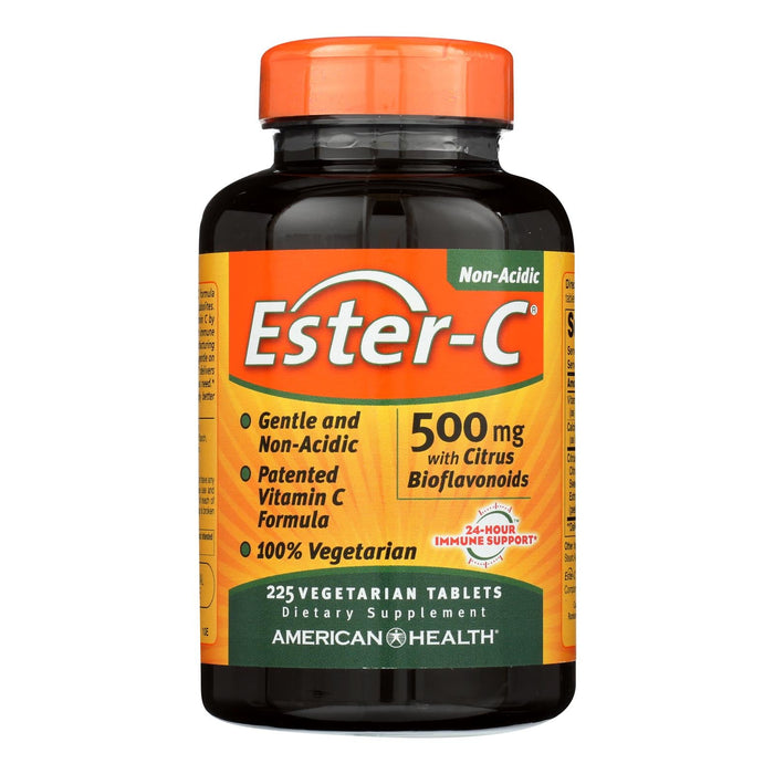 American Health Ester-C 500 mg with Citrus Bioflavonoids, 225 Vegetarian Tablets