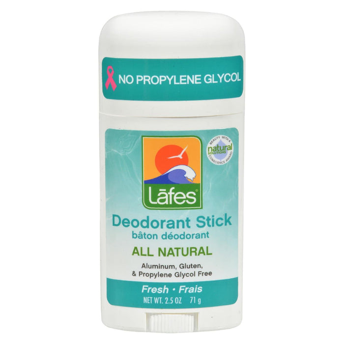 Lafe's Natural Deodorant Stick - Fresh (2.5 Oz, Pack of 2)