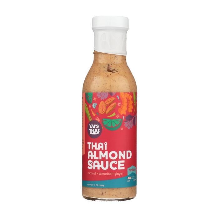 Yai's Thai Sauce - Almond (6 Pack, 12 fl. oz. Bottles)