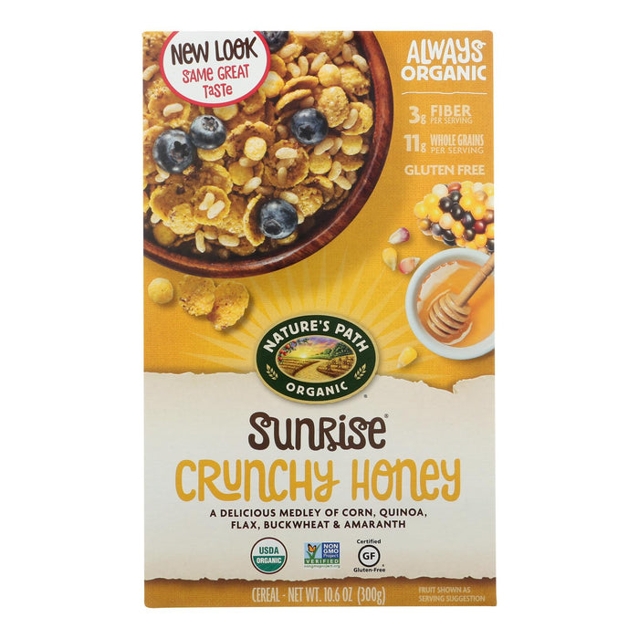 Nature's Path Crunchy Honey Organic Sunrise Cereal - 12-Pack, 10.6 Oz. Per Box