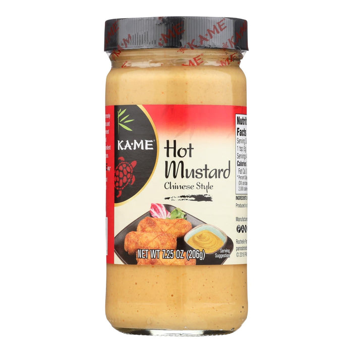 Ka'me Premium American Hot Mustard (Pack of 12 - 7.25 Oz.)