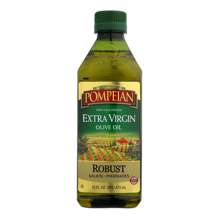 Extra Virgin Olive Oil (Pack of 12 - 16 Fz) by Pompeian Imported