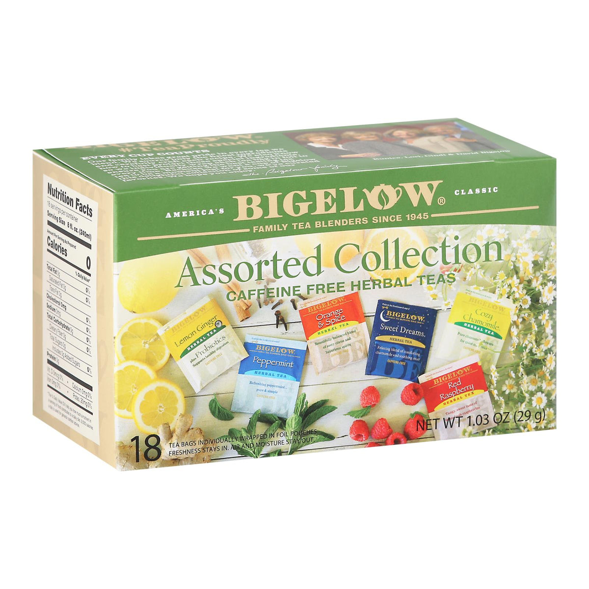 Bigelow Assorted Herb Tea Variety Pack (18 Count) — Specialty Food Source