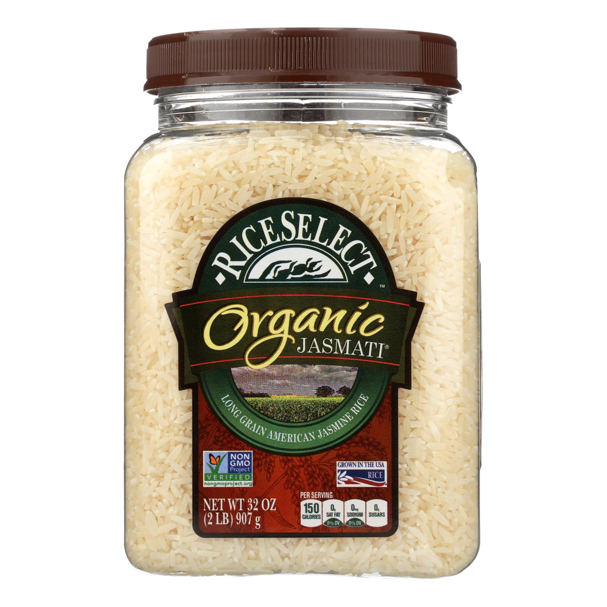 Rice Select Organic White Jasmine Rice (Pack of 4) - 32 Oz. — Specialty ...