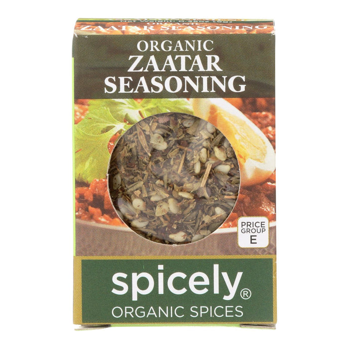 Spicely Organics Zaatar Seasoning, Organic, Each 0.35oz (Pack of 6)
