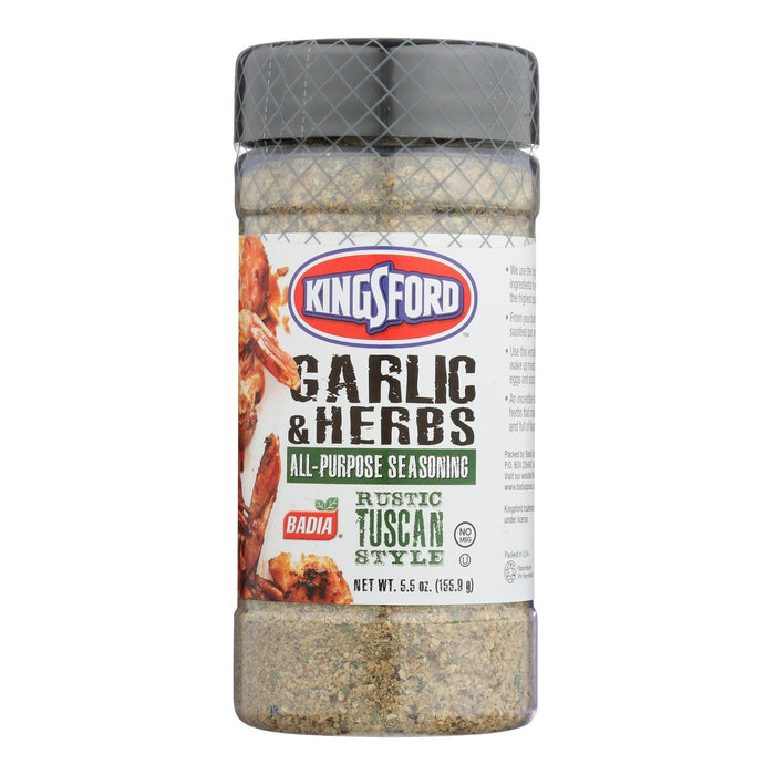 Badia All-Purpose Seasoning Garlic & Herbs (Case of 6 - 5.5 Oz)