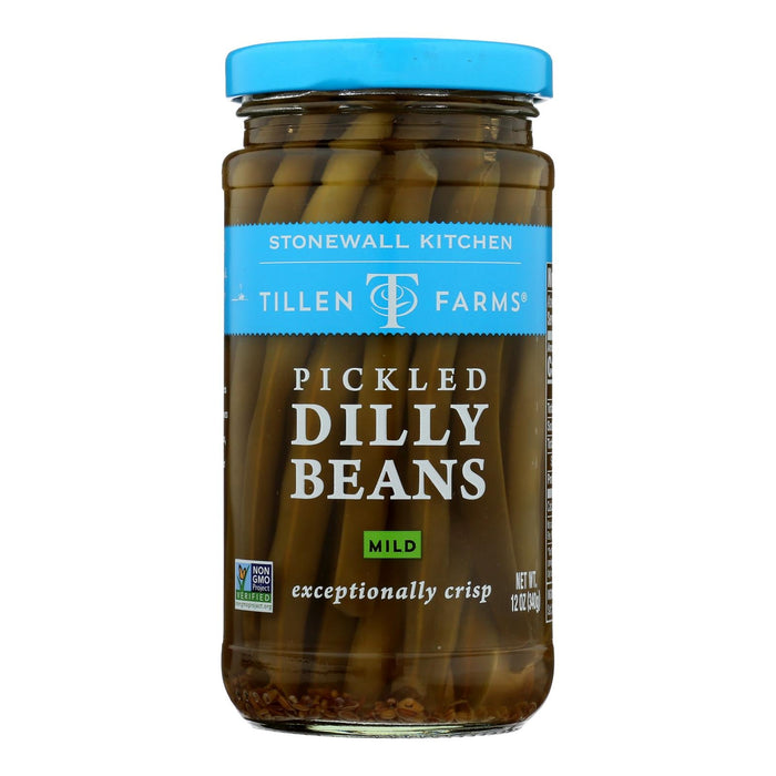 Tillen Farms Pickled Dilly Beans: 6 Pack, 12 Oz Each