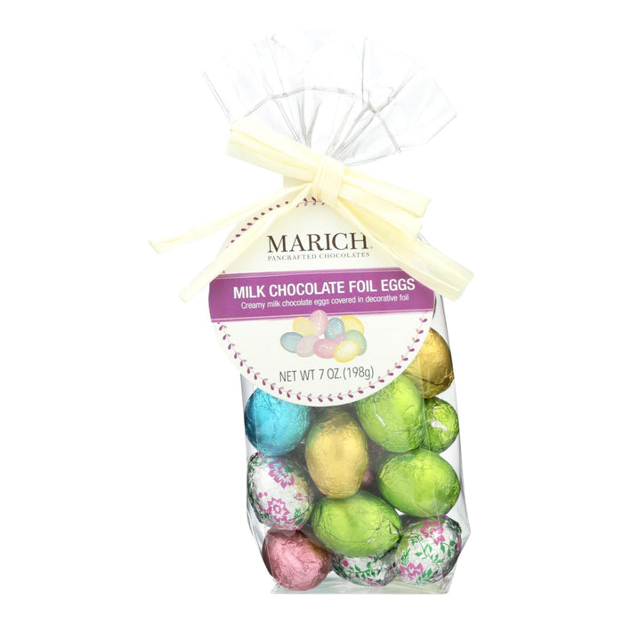 Marich Milk Chocolate Foil Eggs (Pack of 12 - 7 Oz.)