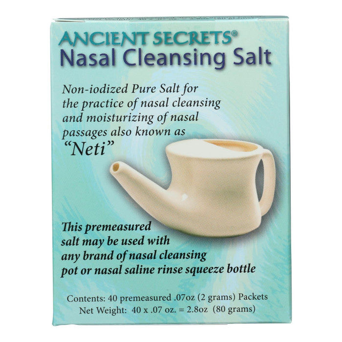 Ancient Secrets Nasal Irrigation Salt Packets (40 Count)