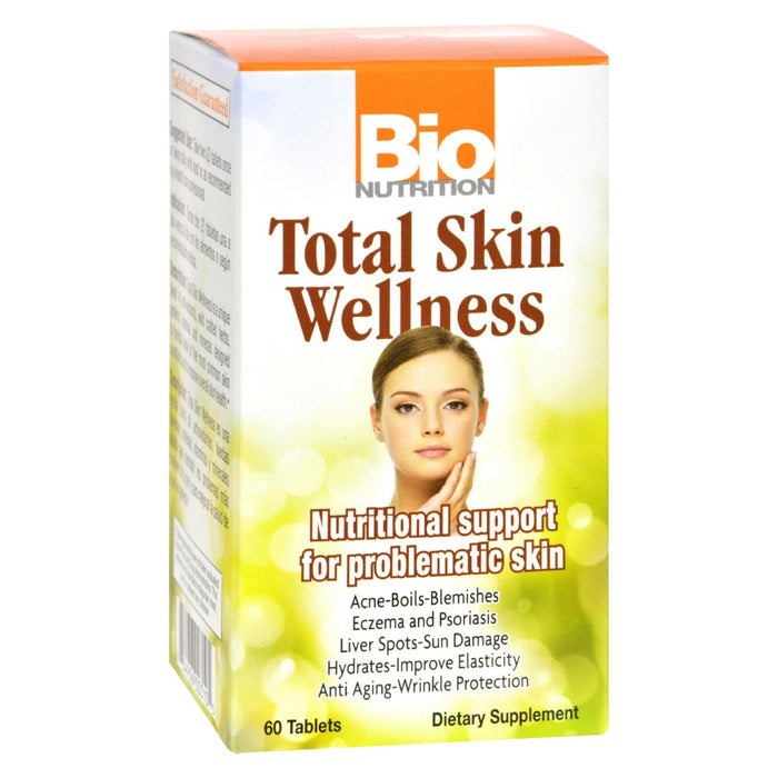 Bio Nutrition Total Skin Wellness, 60 Tablets