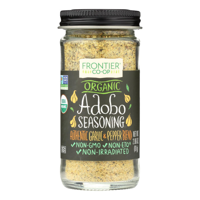 Frontier Herb - Organic  Adobo Seasoning with Garlic, Cumin & Oregano (2.86 Oz.)