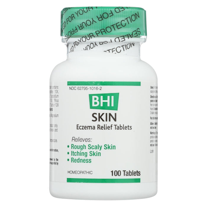 BHI Skin Eczema Relief, 100% Natural, 100 Tablets