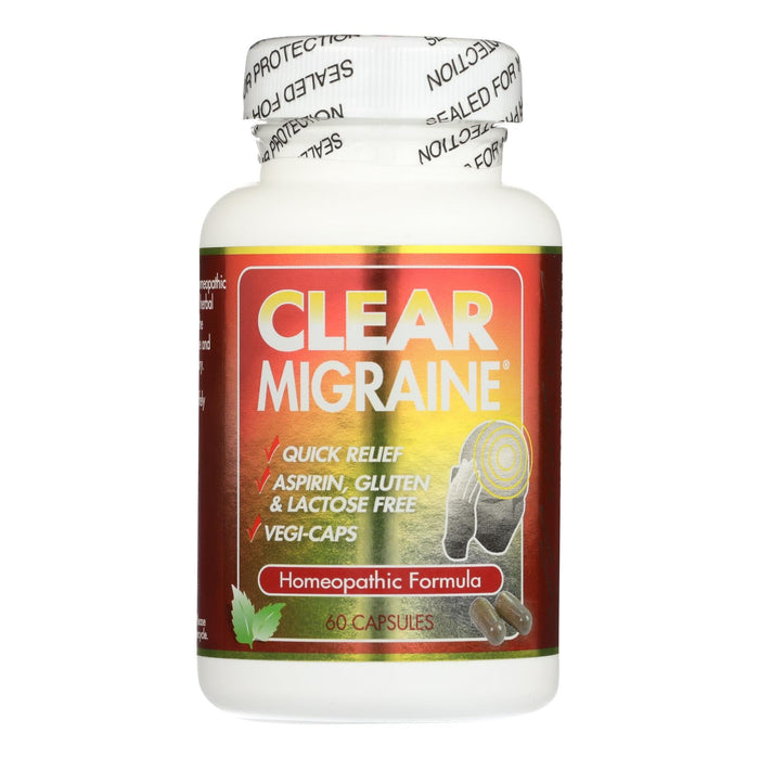 Clear Products Clear Migraine Relief - 60 Capsules