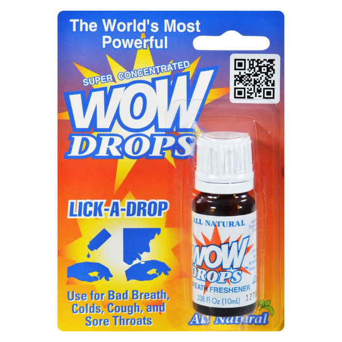 Wow Drops - Breath Freshener and more - 0.32 Oz