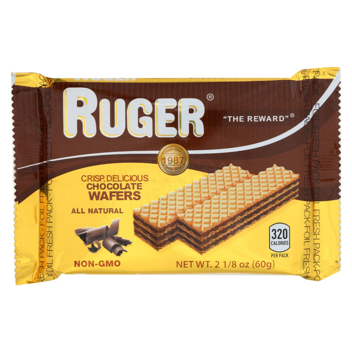 Ruger Wafer Chocolate with 2.125 Oz, 12 per Case
