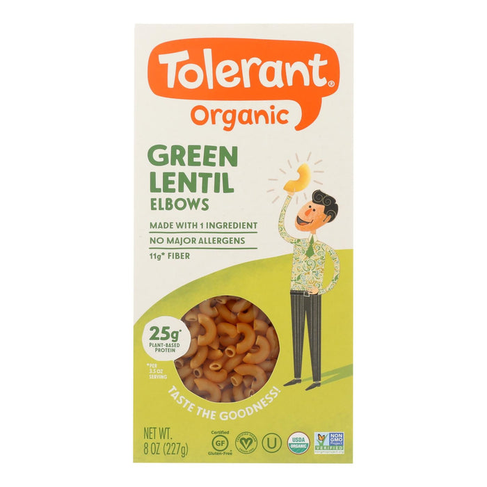 Tolerant Green Lentil Pasta Elbows - (48 Oz.)