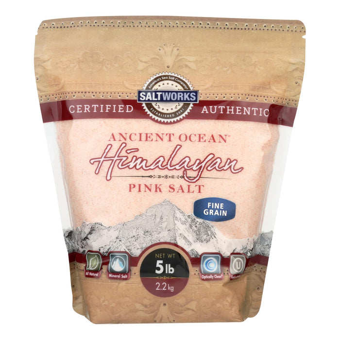 Saltworks Himalayan Pink Fine Salt, 5 lb