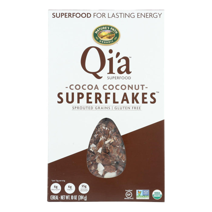 Nature's Path Organic Qi'a Superflakes: Cocoa Coconut Indulgence (Pack of 12)