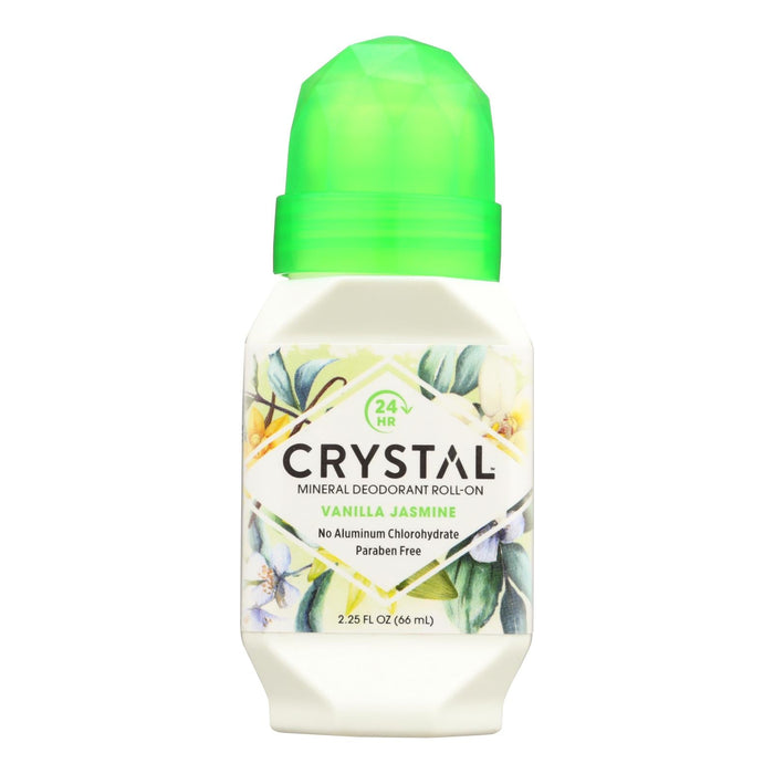 Crystal Essence Roll-On Deodorant in Vanilla Jasmine, 2.25 Oz