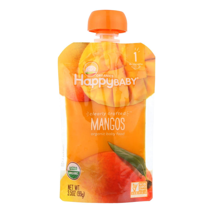Happy Baby Clearly Crafted Mango Puree (16 - 3.5 Oz. Pouches)