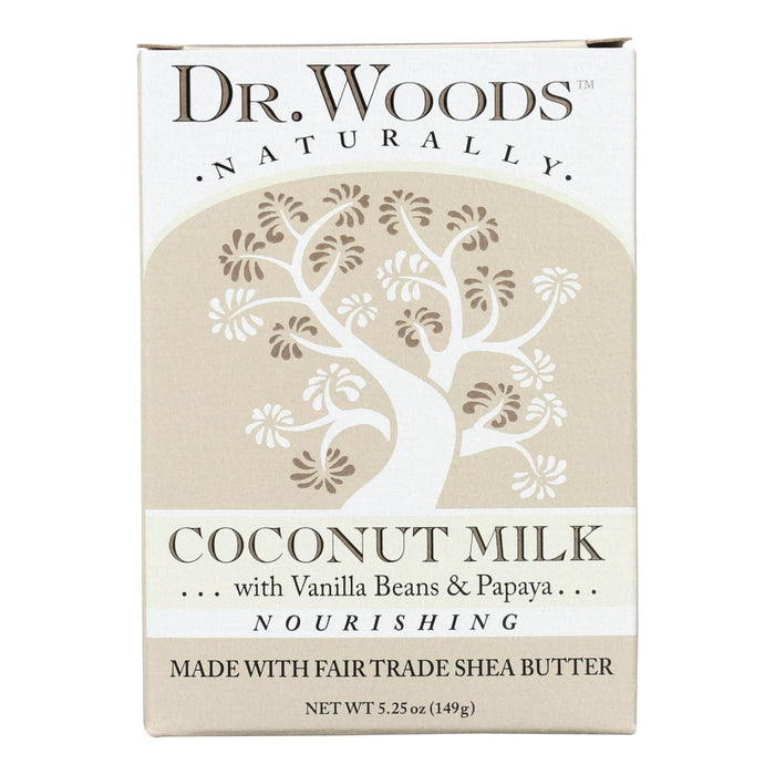 Dr. Woods Coconut Milk Moisturizing Bar Soap - 5.25 Oz