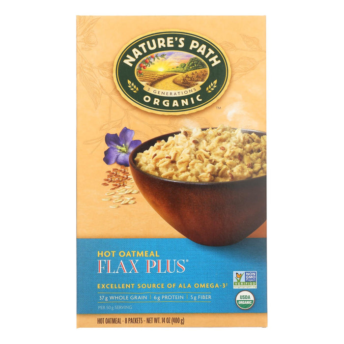 Nature's Path Flax Plus Hot Oatmeal, 14 oz (Pack of 6)