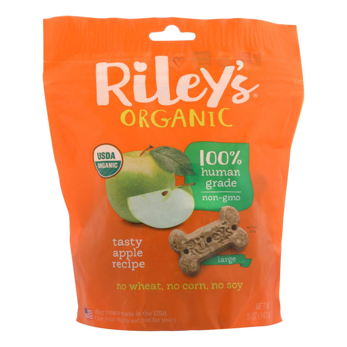 Riley's Organics Organic Apple Recipe Dog Treats (6-Pack, 5 Oz. Each)