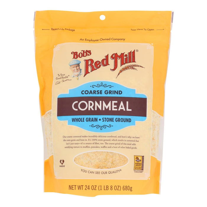 Bob's Red Mill Course Grind Cornmeal, Pack of 4 (24 Oz. Bags)