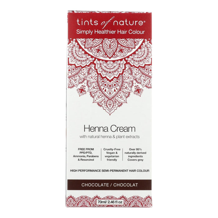 Tintes Of Naturae Henna Cream Chocolatte 2.46 Fl Oz