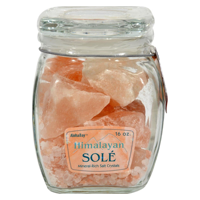 Himalayan Salt Sole Chunks for Electrolyte Balance - 16 Oz.