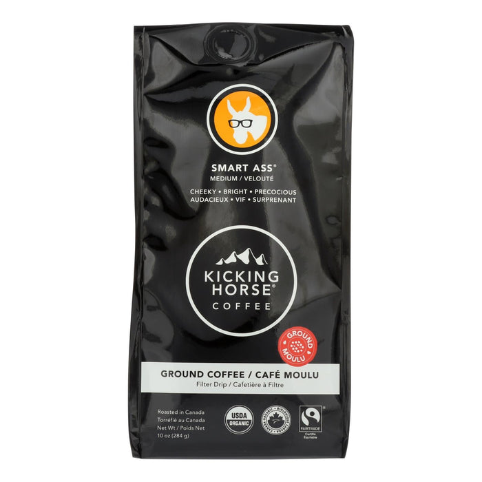 Kicking Horse Ground Coffee - Smart Ass (Pack of 6) - 10 Oz.