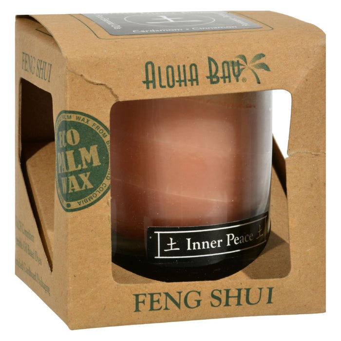 Aloha Bay - Feng Shui Elements Palm Wax Candle - Inner Peace & Balance - 2.5 Oz