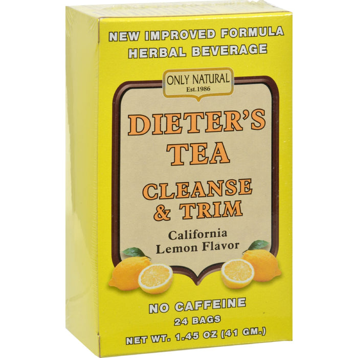 Only Natural Cleansing Diet Tea - 24-Pack Lemon