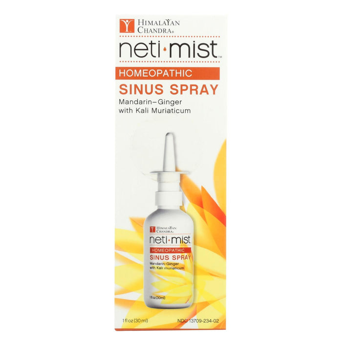 Himalayan Institute Neti Mist Nasal Sinus Spray - Soothes Dry, Congested Sinuses - 1 FZ