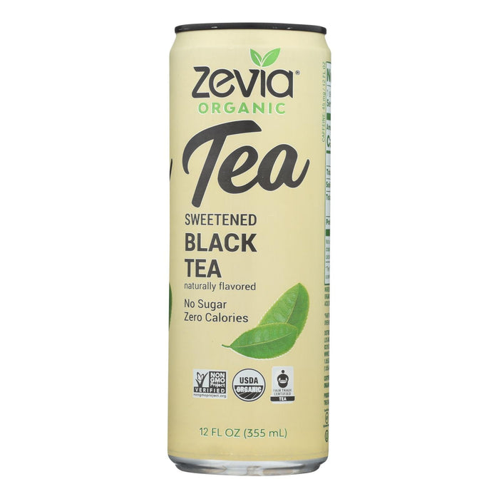 Zevia Black Tea, Crisp and Refreshing (Pack of 12 - 12 Fl Oz)