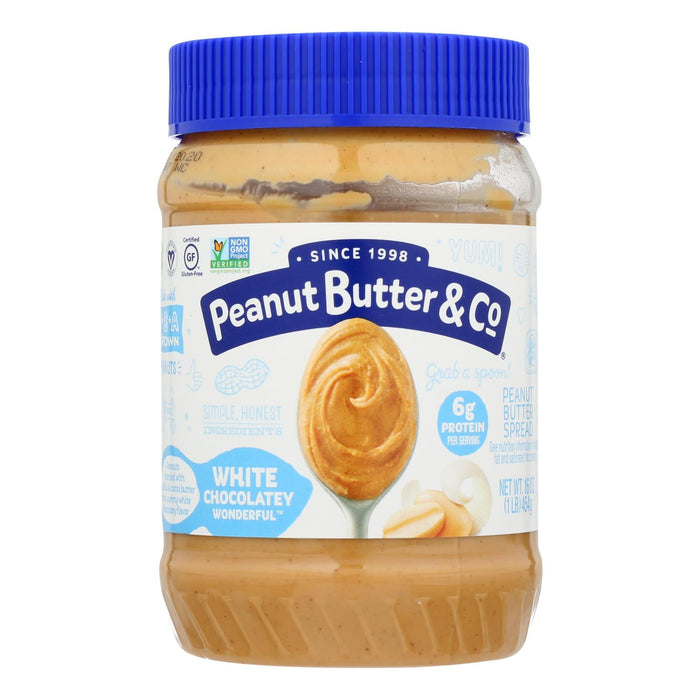 Peanut Butter & Co. White Chocolate Wonderful Peanut Butter (6-Pack, 1 lb.)